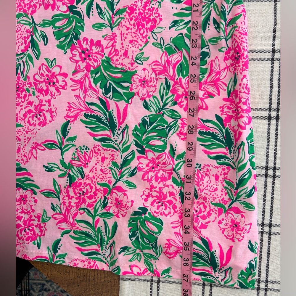 Lilly Pulitzer Hayes Dress Conch Shell Pink Koala La La Women’s Size XL - Picture 10 of 11